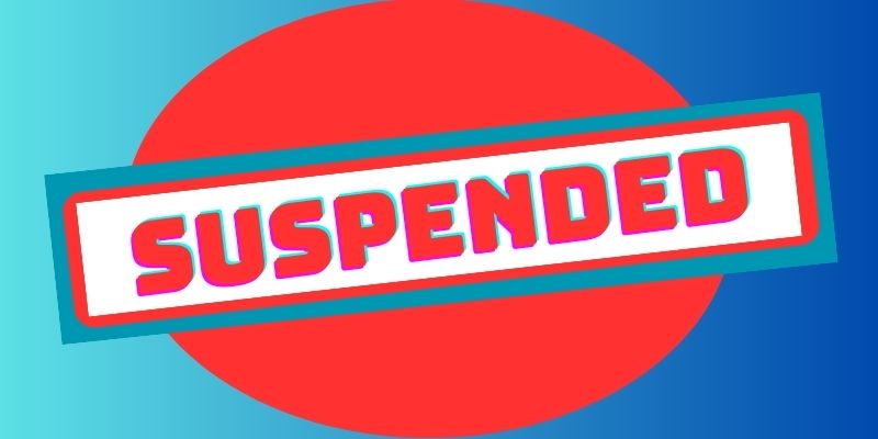 suspended meaning in hindi